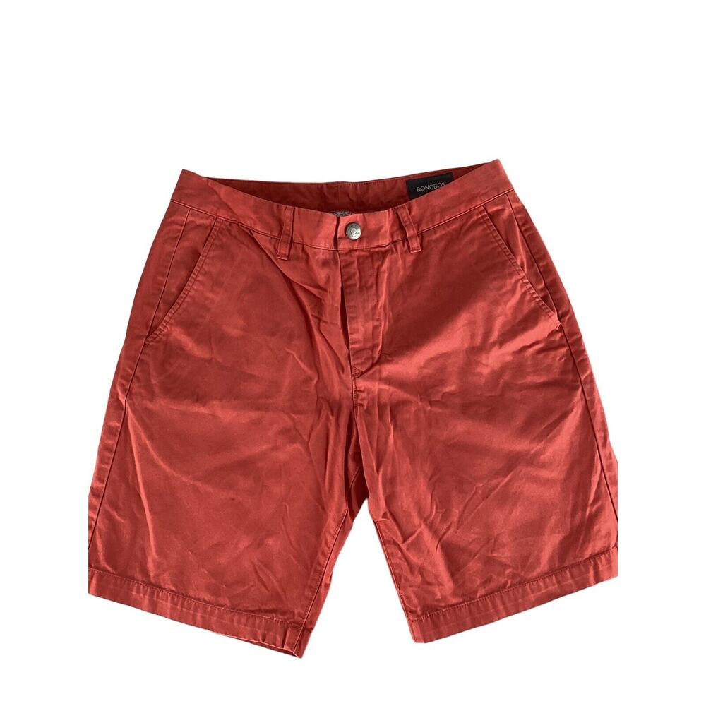 Bonobos Shorts Size 32 9" inseam Peach Coral Orange Mens